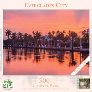 Everglades City Sunrise & Sunset Jigsaw Puzzle By MI Puzzles