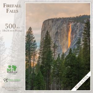 Firefall Falls Photography Jigsaw Puzzle By MI Puzzles