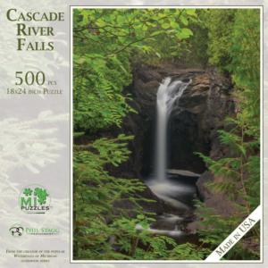 Cascade River Falls Waterfall Impossible Puzzle By MI Puzzles