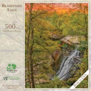 Brandywine Falls Waterfall Jigsaw Puzzle By MI Puzzles