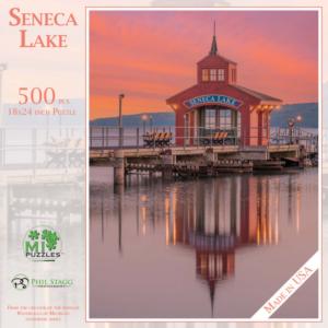 Seneca Lake Sunrise & Sunset Jigsaw Puzzle By MI Puzzles