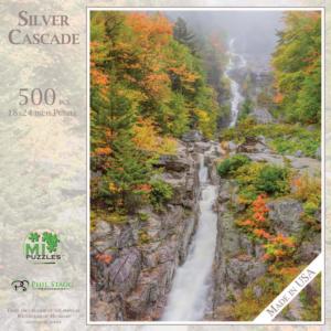 Silver Cascade Waterfall Jigsaw Puzzle By MI Puzzles