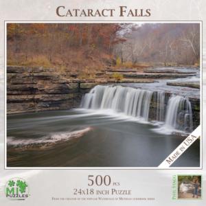 Cataract Falls Waterfall Jigsaw Puzzle By MI Puzzles