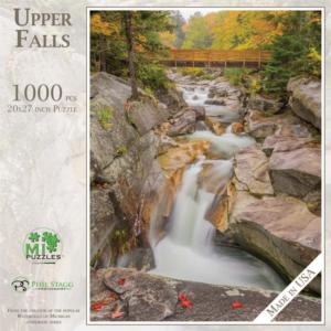 Upper Falls Waterfall Jigsaw Puzzle By MI Puzzles