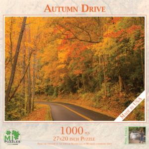Autumn Drive Photography Jigsaw Puzzle By MI Puzzles