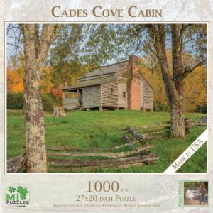 Cades Cove Cabin Cabin & Cottage Jigsaw Puzzle By MI Puzzles