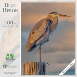 Blue Heron Photography Jigsaw Puzzle By MI Puzzles