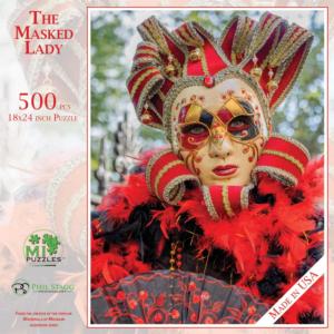 The Masked Lady Carnival & Circus Jigsaw Puzzle By MI Puzzles