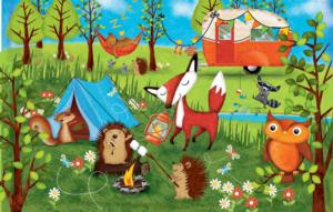 Happy Campers Wildlife Children's Puzzles By SunsOut