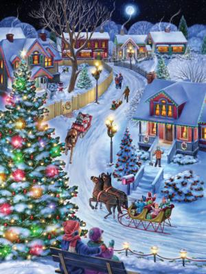 Jingle All the Way Christmas Jigsaw Puzzle By Vermont Christmas Company