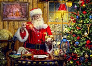 A Toy from Santa Christmas Jigsaw Puzzle By Vermont Christmas Company