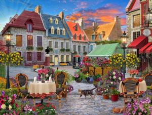 Village Square Flowers Jigsaw Puzzle By Vermont Christmas Company