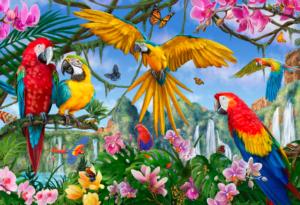 Tropical Birds Father's Day Children's Puzzles By Vermont Christmas Company