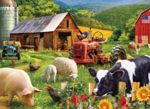 Farm Friends Farm Animal Jigsaw Puzzle By Vermont Christmas Company
