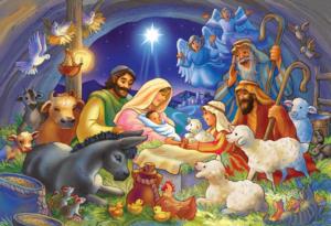 Manger Scene Christmas Children's Puzzles By Vermont Christmas Company