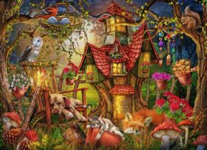 Sleepy Time Forest Jigsaw Puzzle By Vermont Christmas Company