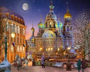 Russia with Love Russia Jigsaw Puzzle By Vermont Christmas Company