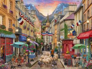 French Village Paris & France Jigsaw Puzzle By Vermont Christmas Company