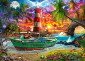 Hope Cove Beach & Ocean Jigsaw Puzzle By Vermont Christmas Company