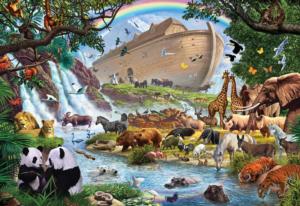 Noah's Ark Boats Children's Puzzles By Vermont Christmas Company