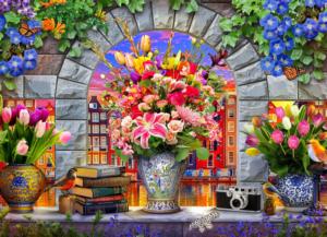Vases in Amsterdam Amsterdam Jigsaw Puzzle By Vermont Christmas Company