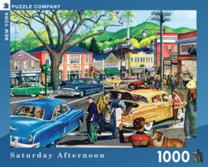 Saturday Afternoon (General Motors) Americana & Folk Art Jigsaw Puzzle By New York Puzzle Co