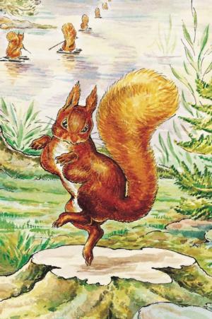 Squirrel Nutkin (Mini) Movies / Books / TV Children's Puzzles By New York Puzzle Co