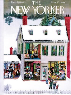 Home for the Holidays Around the House Jigsaw Puzzle By New York Puzzle Co