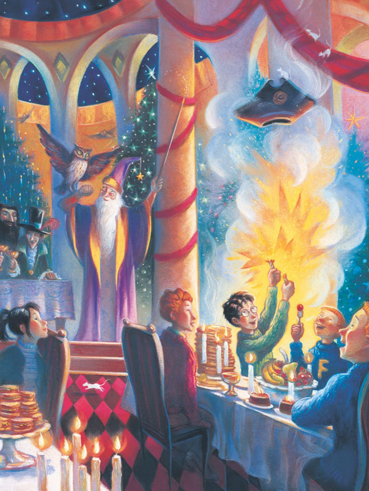 Christmas at Hogwarts Harry Potter Jigsaw Puzzle By New York Puzzle Co