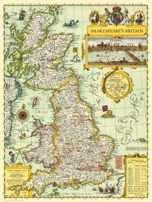 Shakespeare's Britain Europe Jigsaw Puzzle By New York Puzzle Co