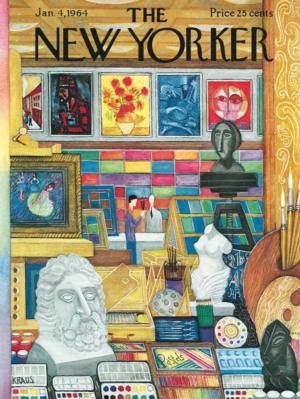 Art Shop Magazines and Newspapers Jigsaw Puzzle By New York Puzzle Co
