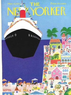 Cruise Ship Magazines and Newspapers Jigsaw Puzzle By New York Puzzle Co