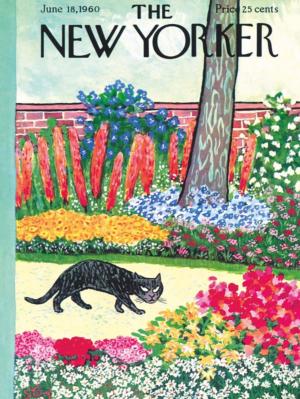 Cat on the Prowl Magazines and Newspapers Jigsaw Puzzle By New York Puzzle Co