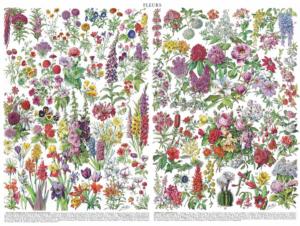 Flowers ~ Fleurs Flowers Jigsaw Puzzle By New York Puzzle Co