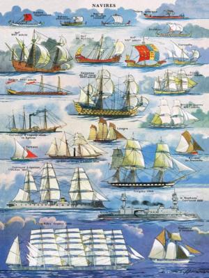 Navires Ships Boat Jigsaw Puzzle By New York Puzzle Co