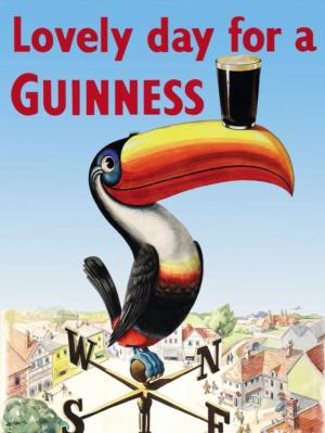 Lovely Day for a Guinness Drinks & Adult Beverage Jigsaw Puzzle By New York Puzzle Co