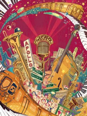 Harlem Serenade New York Jigsaw Puzzle By New York Puzzle Co