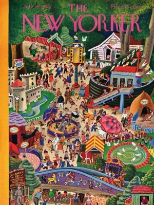 Day at the Zoo Magazines and Newspapers Jigsaw Puzzle By New York Puzzle Co
