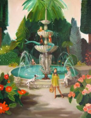 Mermaid Fountain Mermaids Jigsaw Puzzle By New York Puzzle Co