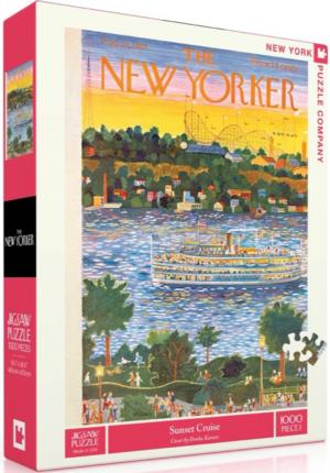 Sunset Cruise Lakes & Rivers Jigsaw Puzzle By New York Puzzle Co