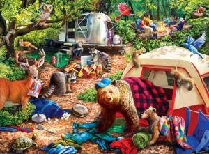 Campsite Troubles - Great Outdoors Collection Bears Jigsaw Puzzle By MasterPieces