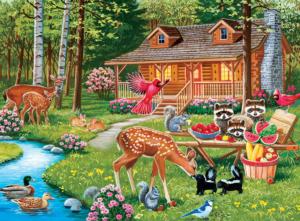 Creekside Gathering - Great Outdoors Collection Cottage / Cabin Jigsaw Puzzle By MasterPieces