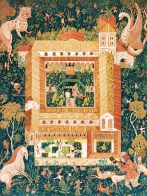 The Cloisters Flower & Garden Jigsaw Puzzle By New York Puzzle Co