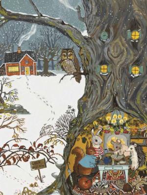 Cold Hollow Forest Jigsaw Puzzle By New York Puzzle Co