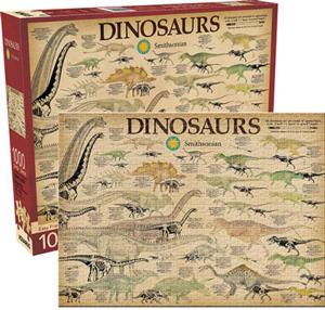 Smithsonian Dinosaurs Educational Jigsaw Puzzle By Aquarius
