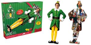 Elf Christmas Double Sided Puzzle By Aquarius