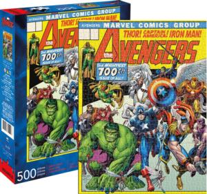 Marvel Avengers Cover Avengers Jigsaw Puzzle By Aquarius