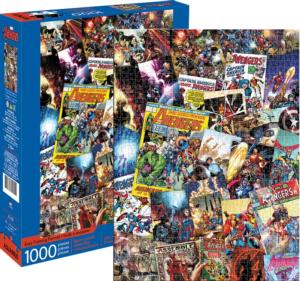 Marvel Avengers Collage Super-heroes Jigsaw Puzzle By Aquarius