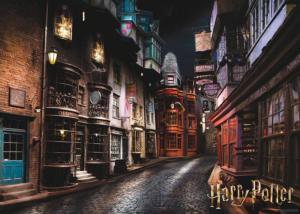 Harry Potter Diagon Alley - Scratch and Dent Harry Potter Jigsaw Puzzle By Aquarius