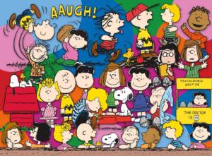 Peanuts Cast Cartoons Jigsaw Puzzle By Aquarius